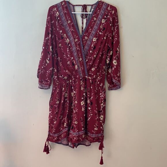 Skis are Blue magenta Talula romper Size L NWT - Picture 2 of 8